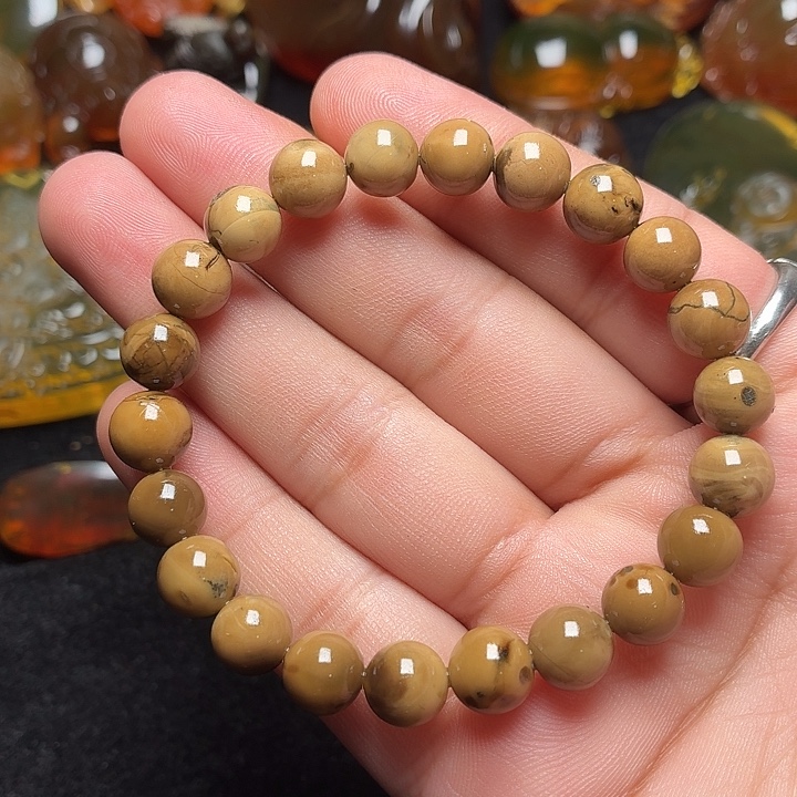 琥珀未镶嵌颈饰8➕白根221