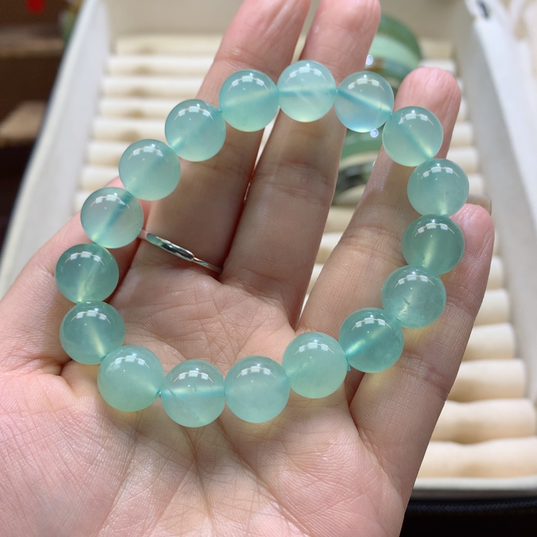 蛇纹石玉手链未镶嵌