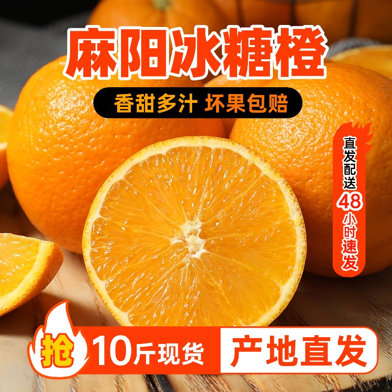 湖南麻阳冰糖橙新鲜采摘当季水果现摘现发正宗天城之乡