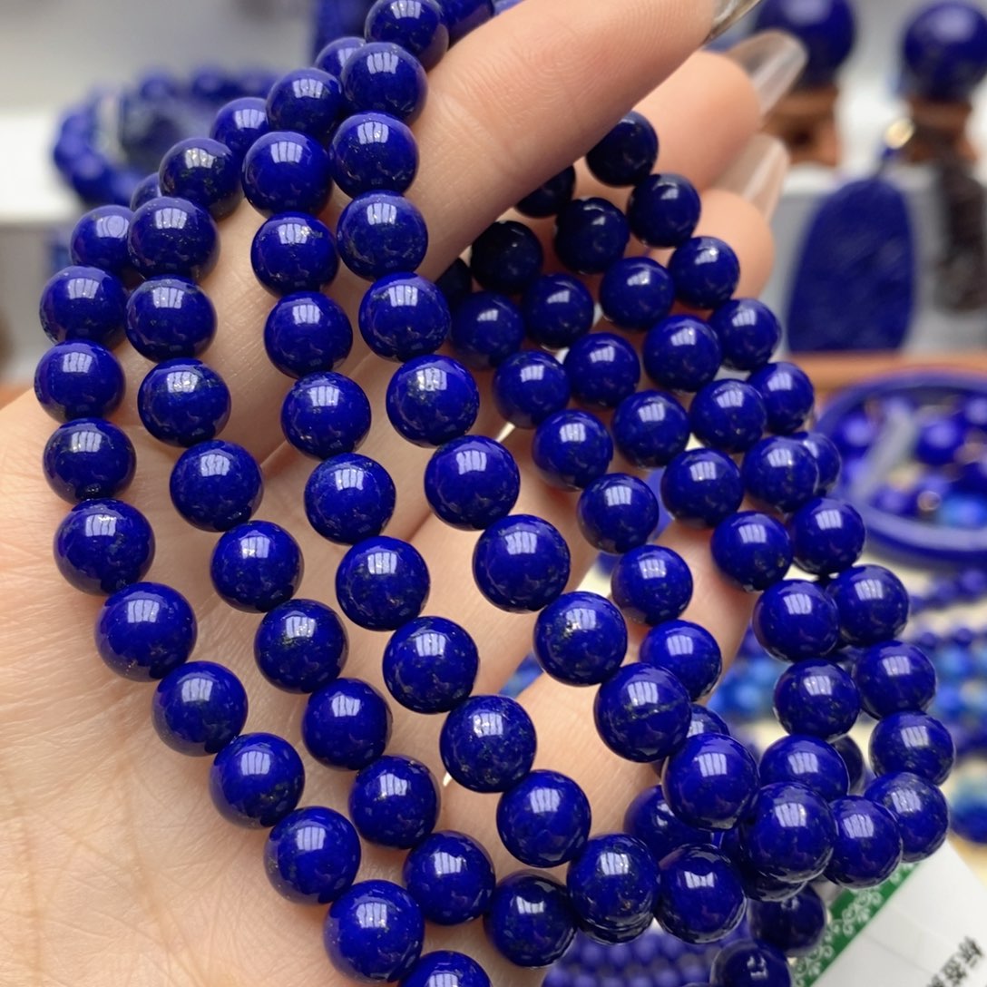 青金石未镶嵌手链7mm108