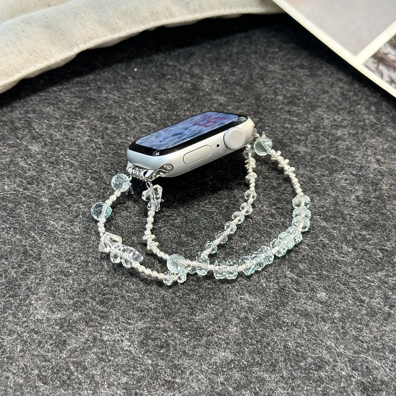 夏日冰透适用于s10苹果手表新款腕带高级感S8/S946mm时尚女款42MM