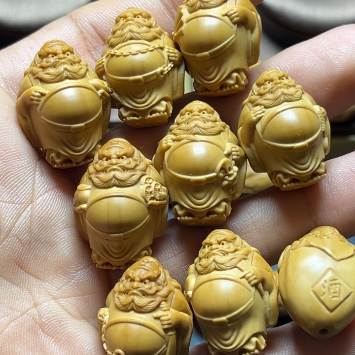 手串/手链橄榄核橄榄核雕站立钟馗