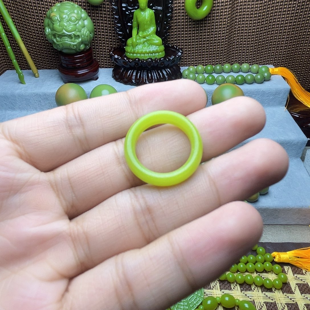 无***徒石材卡18内径素戒指112
