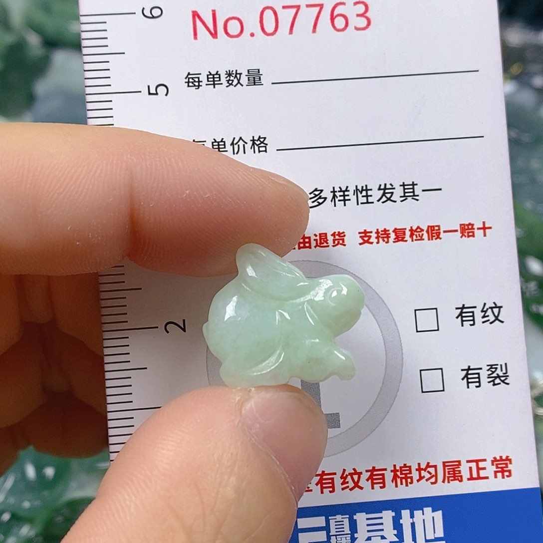 翡翠颈饰未镶嵌天然翡翠