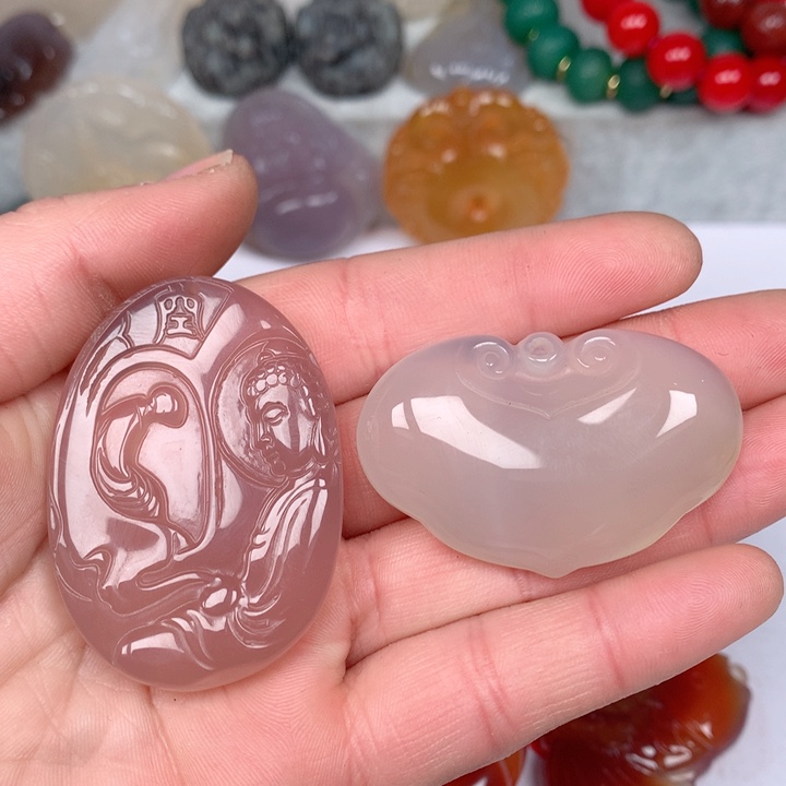 玛瑙/玉髓颈饰未镶嵌静**语