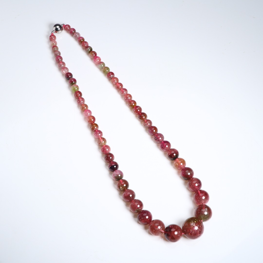 《博古文物》-碧玺-塔珠项链 -Xx-250115