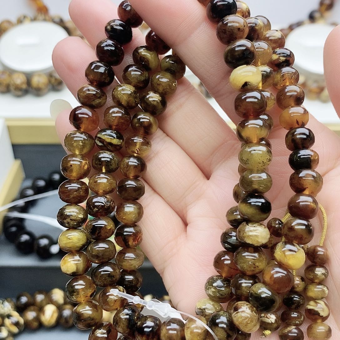 琥珀颈饰未镶嵌琥珀8