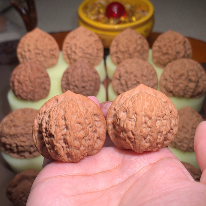 文玩核桃把件七步沟公子帽