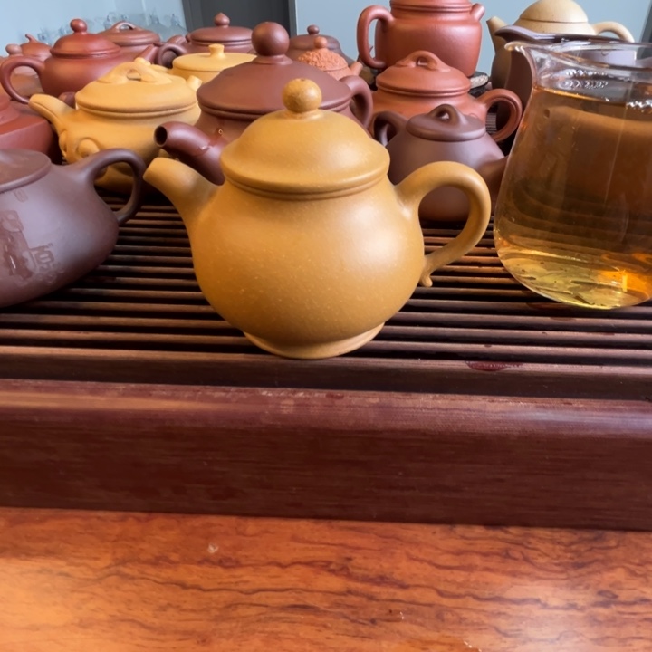 茶案紫砂黄金段潘壶180c