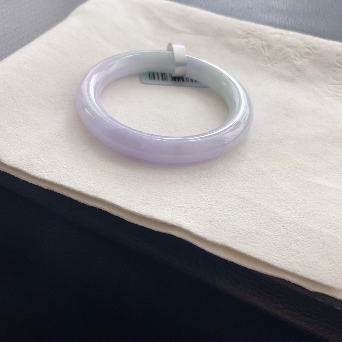 翡翠未镶嵌手镯纹51圆条