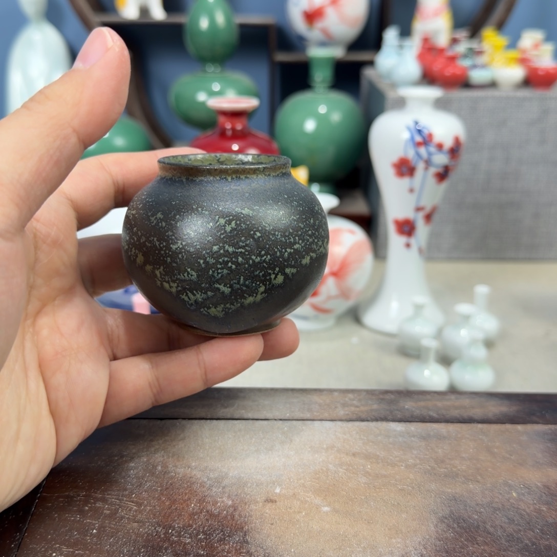 陶瓷手工小花器摆件