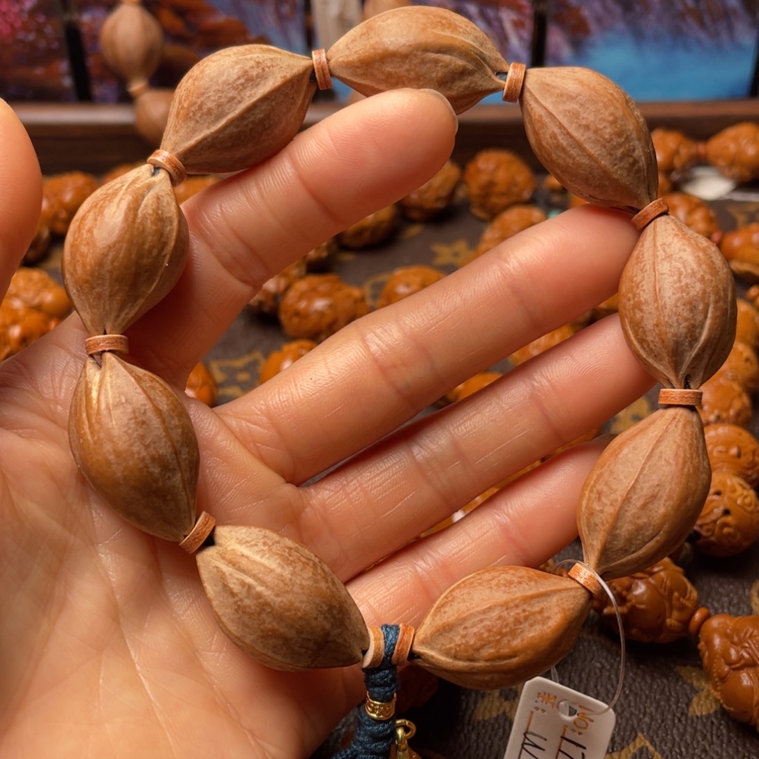 手串橄榄核1.7原皮素串