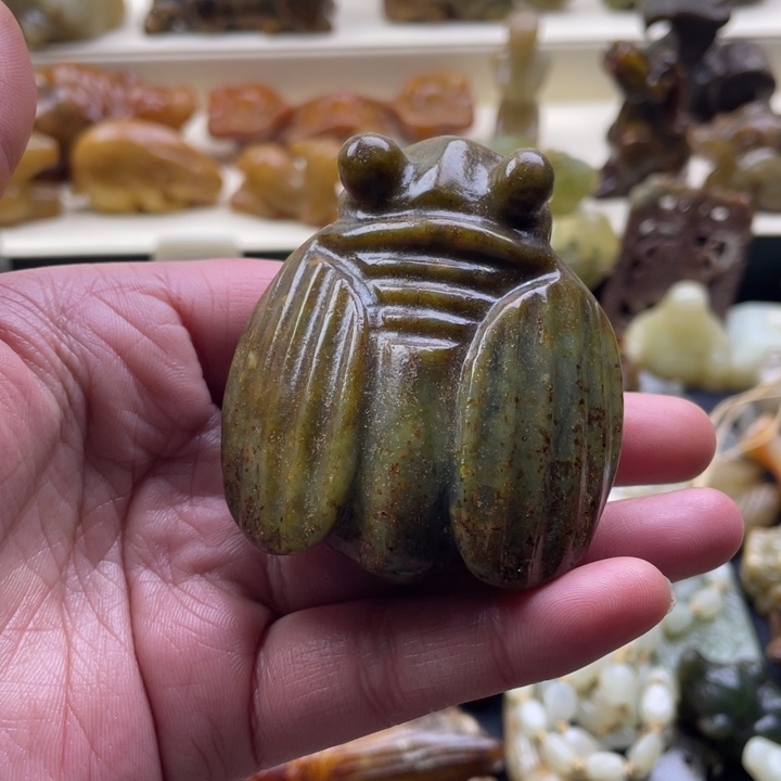 蛇纹石玉颈饰未镶嵌