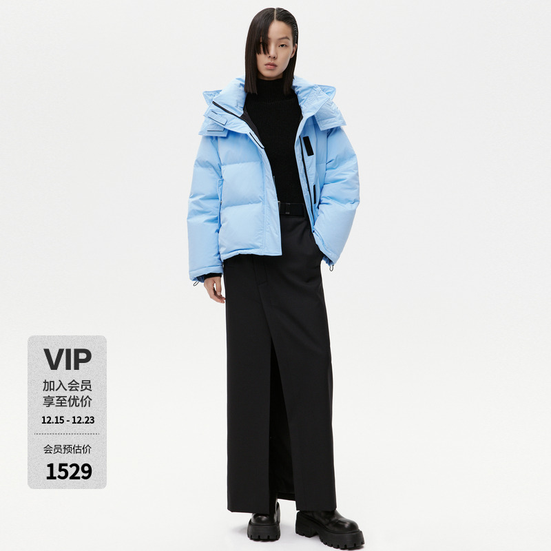 【防水防污】MOCO冬季90绒可拆连帽羽绒服MBC4EINK11