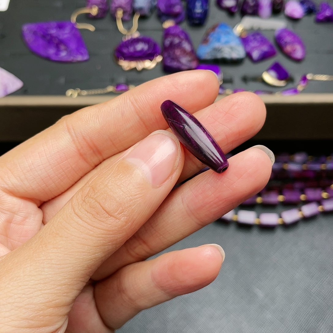 苏纪石（舒俱来）戒指银S925镶嵌