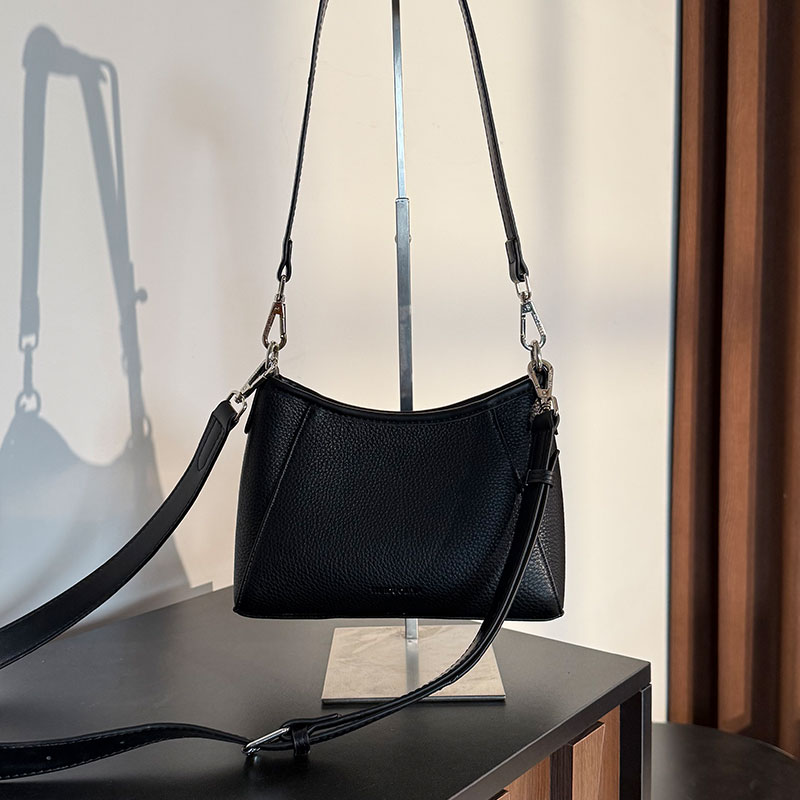 冬季新款时尚单肩包百搭斜挎包精致女士荔枝纹小包包潮流小众女包