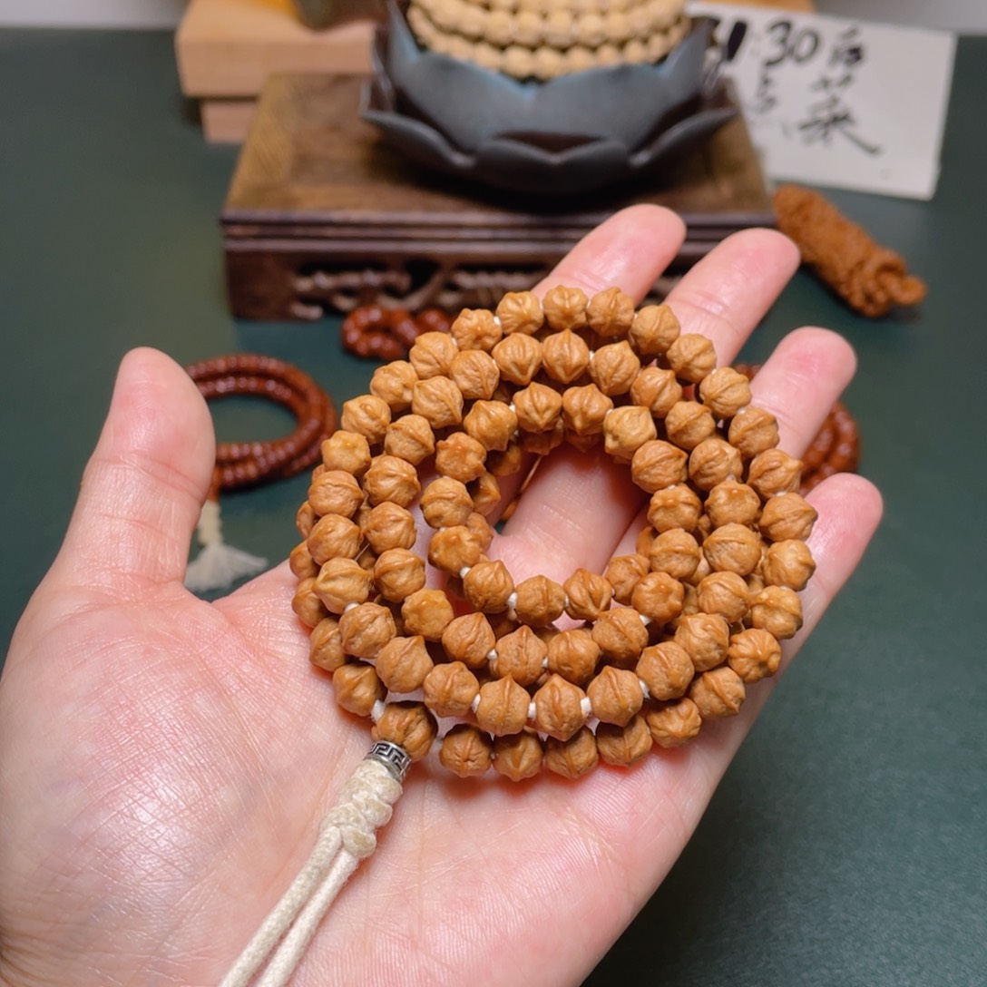 柏香籽/百香籽吊坠白牙横打长串