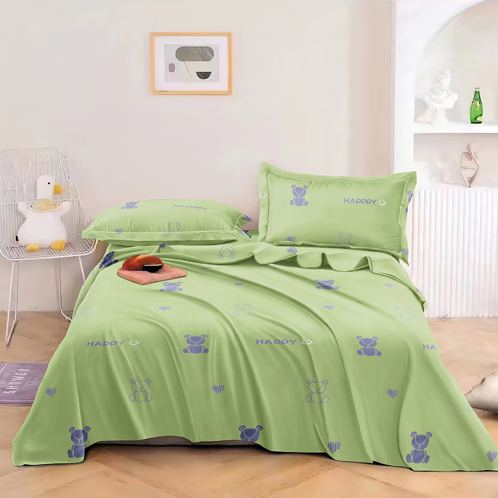 【卡通熊】1.5*2米被套斜纹棉布单件被套亲肤简约