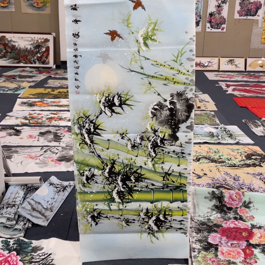 国画处理作品看好再拍哦