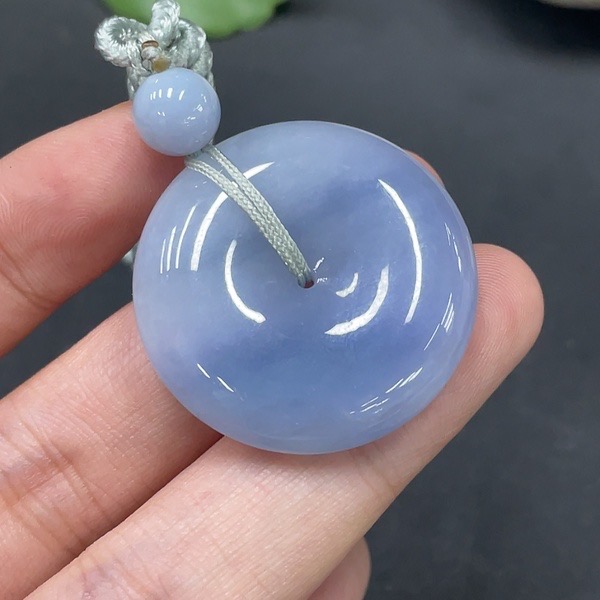 L27-天然A货翡翠-平安扣