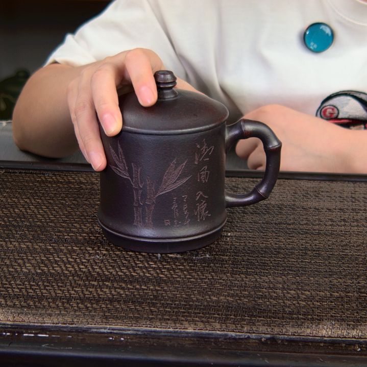 茶杯紫砂高货放漏