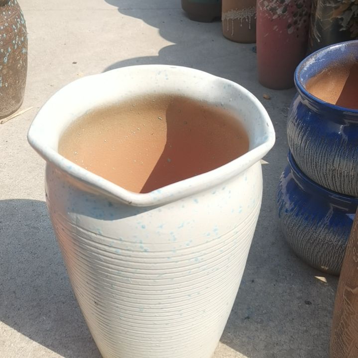 红陶口20高33一个盆子