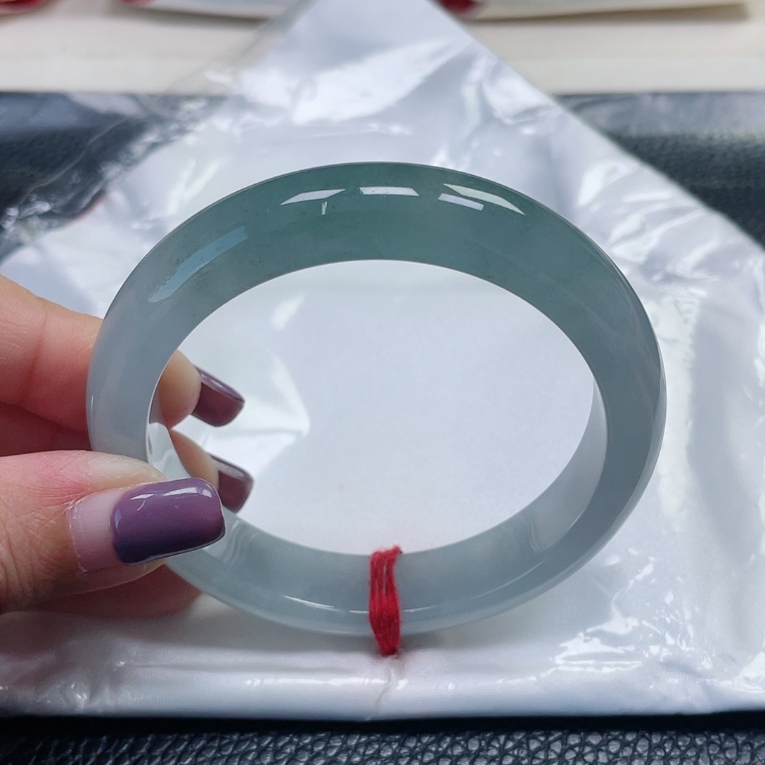 未镶嵌手镯翡翠冰*缅甸翡翠57+