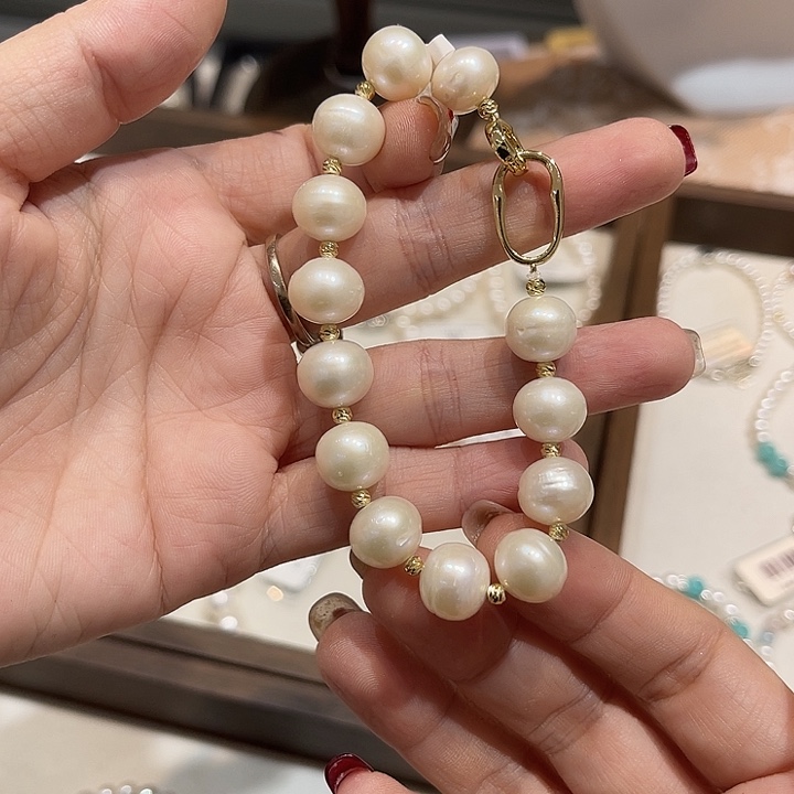 淡水珍珠合金手绳