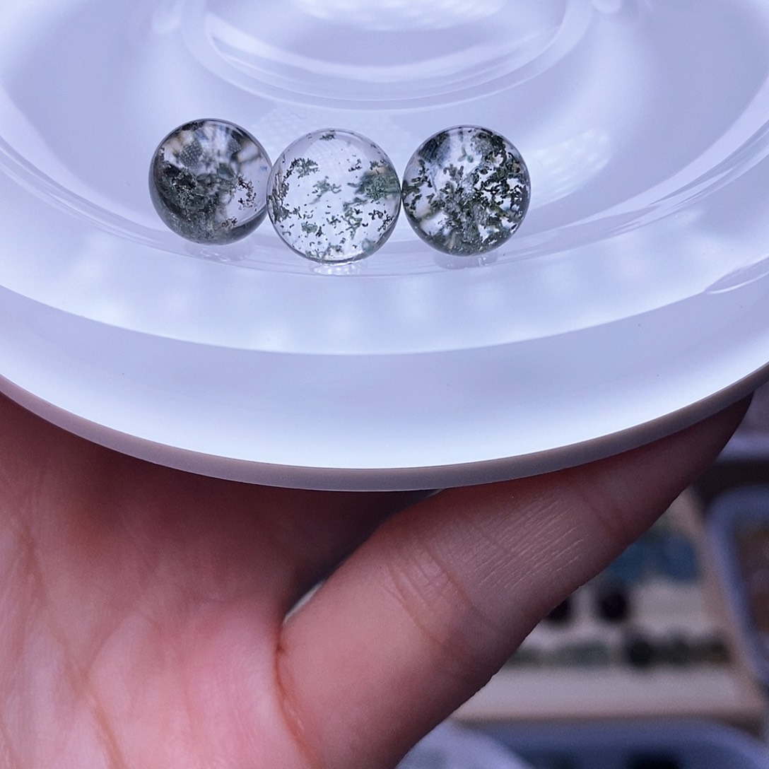 水晶天然水晶定制打孔不退换未镶嵌