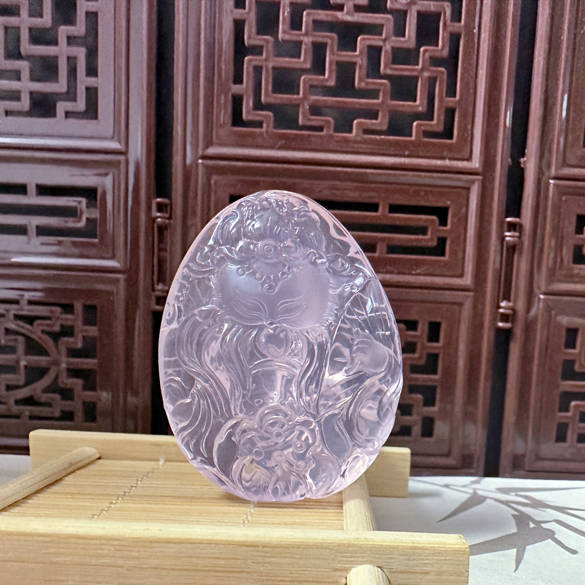 非金属陶瓷吊坠 【如意堂奶奶设计】（幸福来敲门）九尾古月吊坠