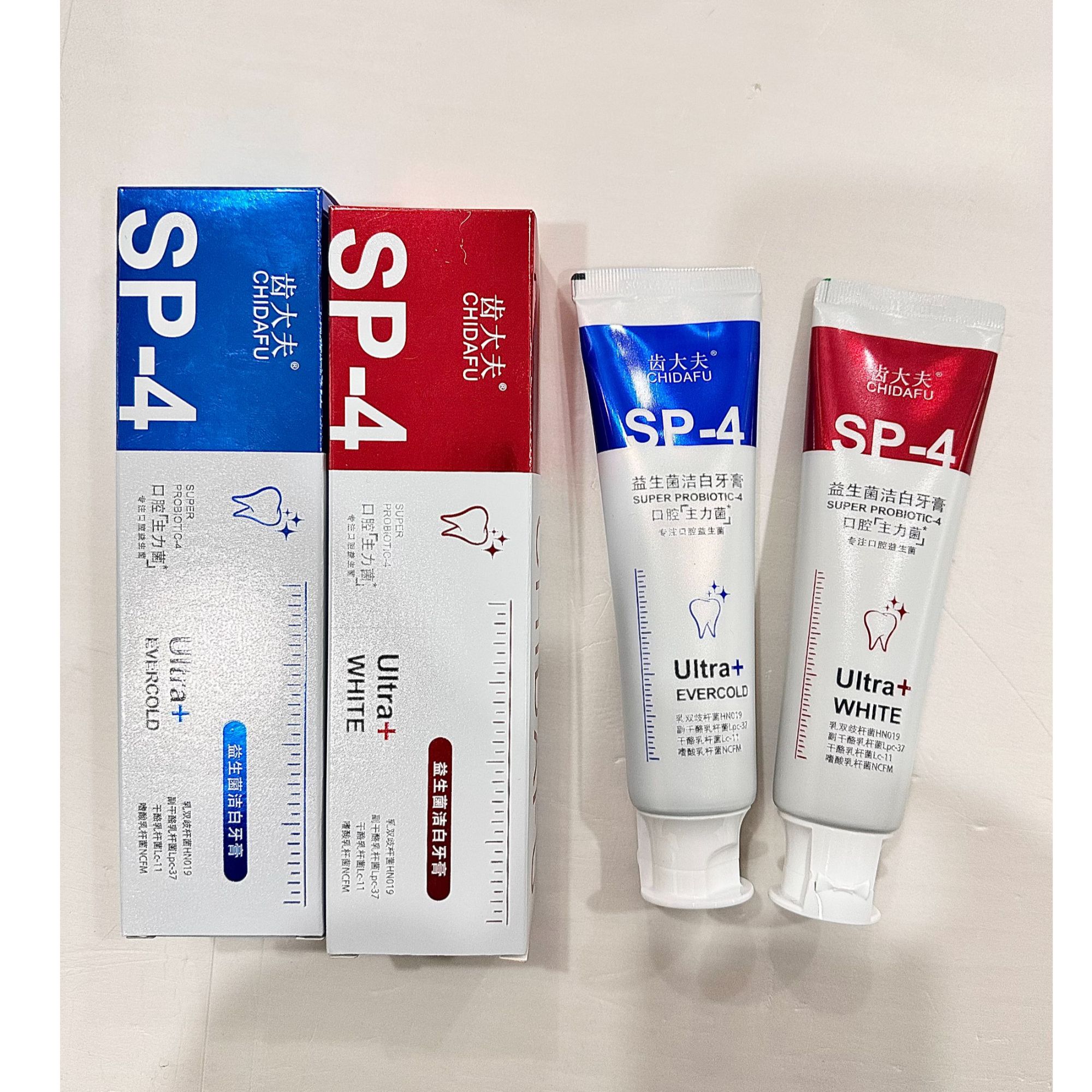 【到手2支】SP-4益生菌牙膏去黄清新口气持久留香