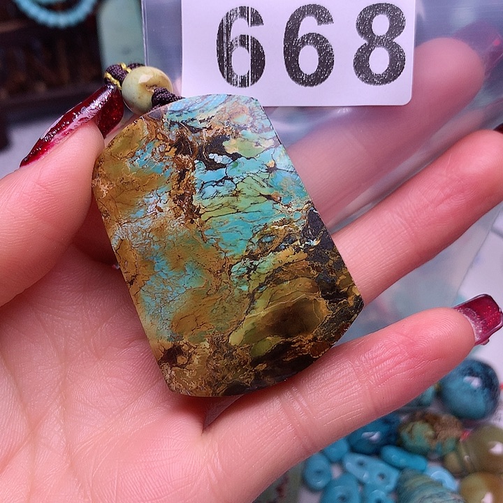 绿松石珠宝奇石未镶嵌