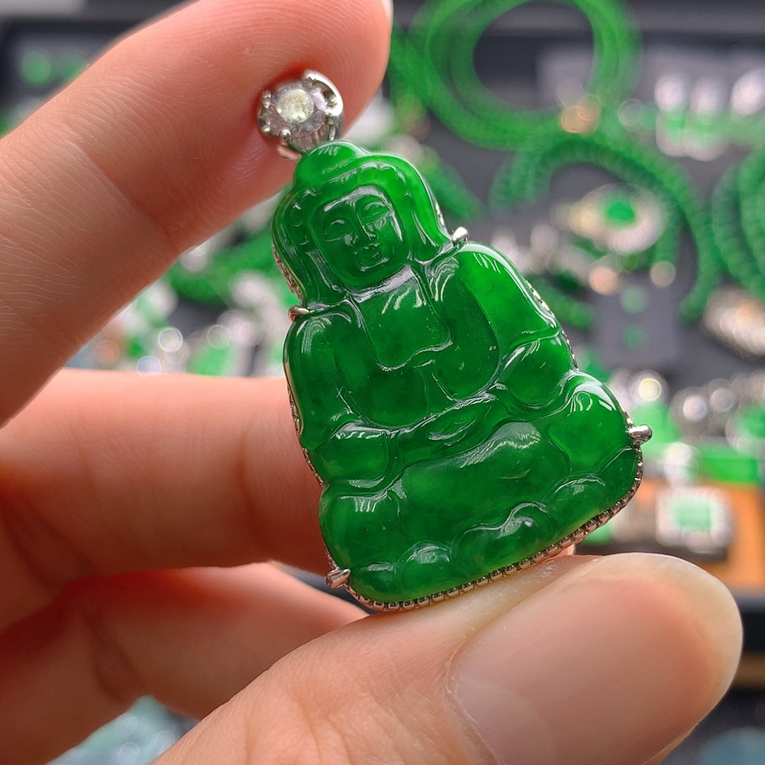 未镶嵌手链翡翠翡翠