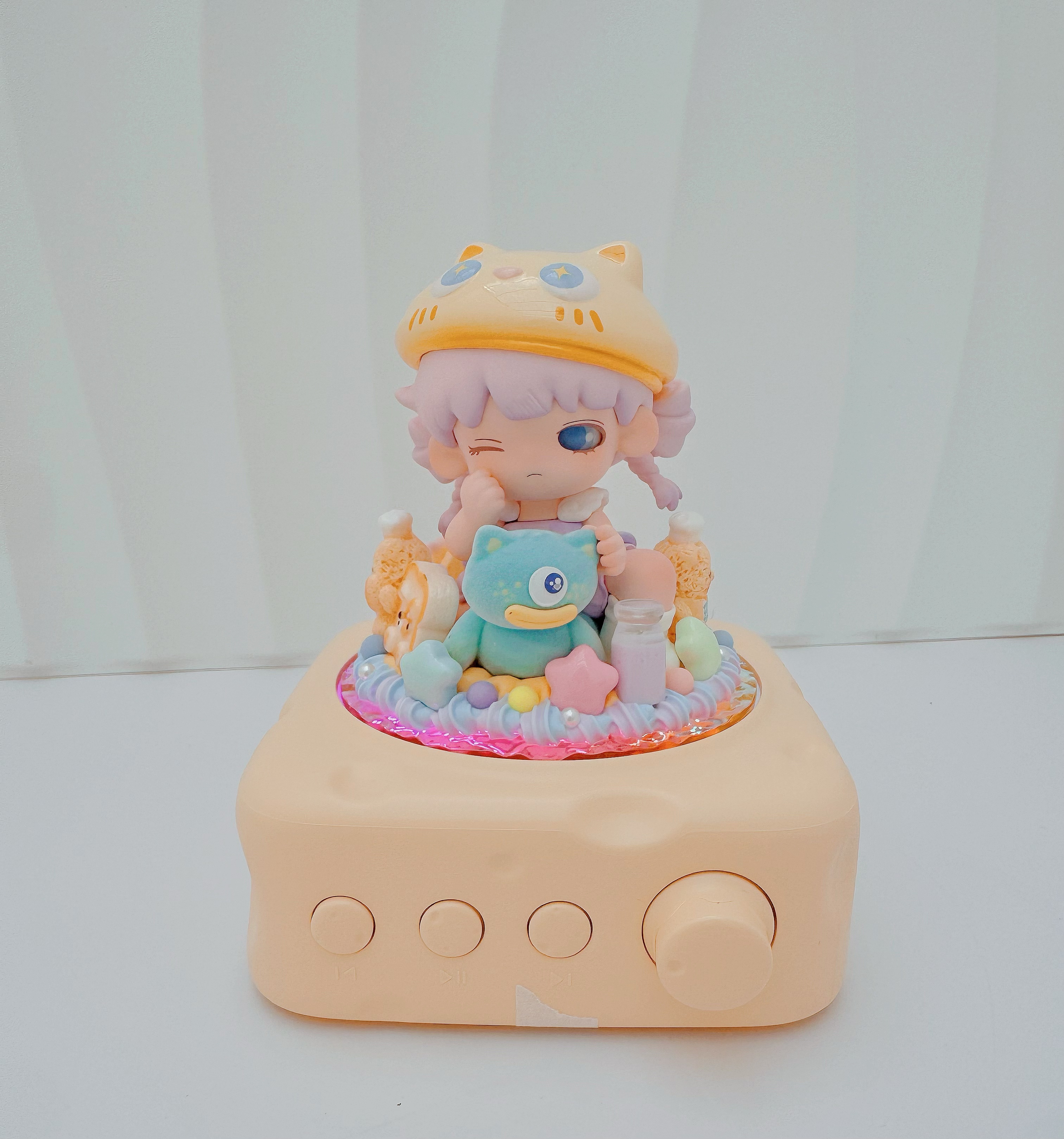 悠布（不想动）手工创意奶油胶diy蓝牙音箱