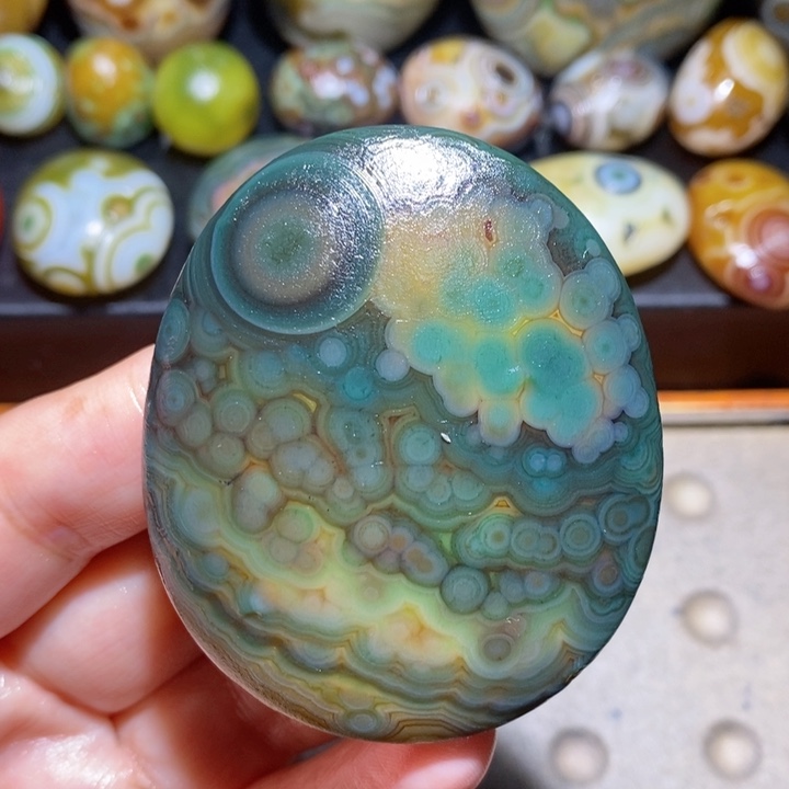 未镶嵌玛瑙/玉髓珠宝半成品10