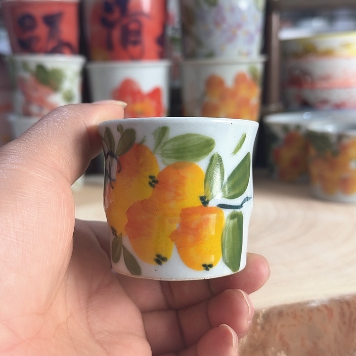 景德镇陶瓷竹节小杯杯