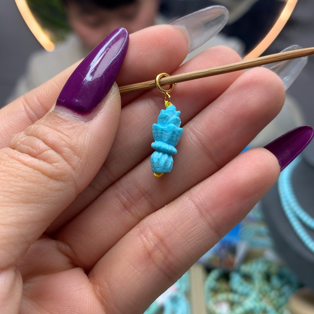 绿松石挂件未镶嵌