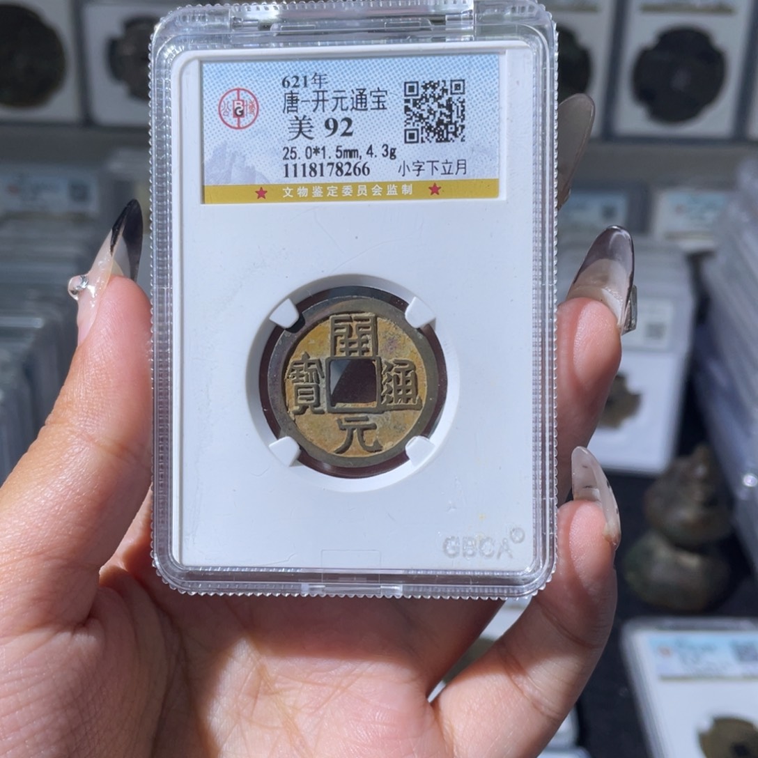 铜杨*伟夏夏，白马寺开元，评级码8266