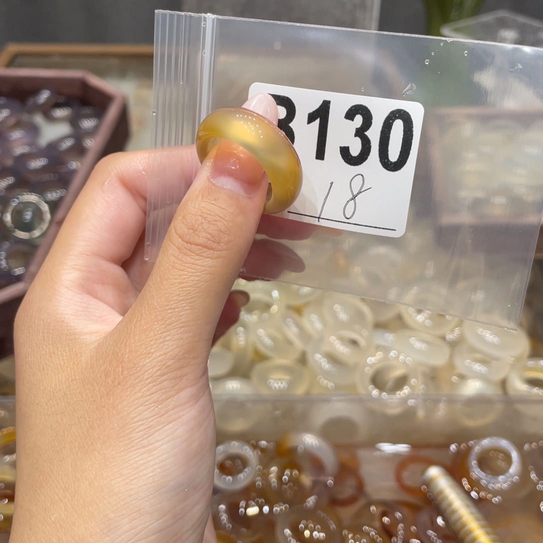 玛瑙/玉髓未镶嵌戒指130