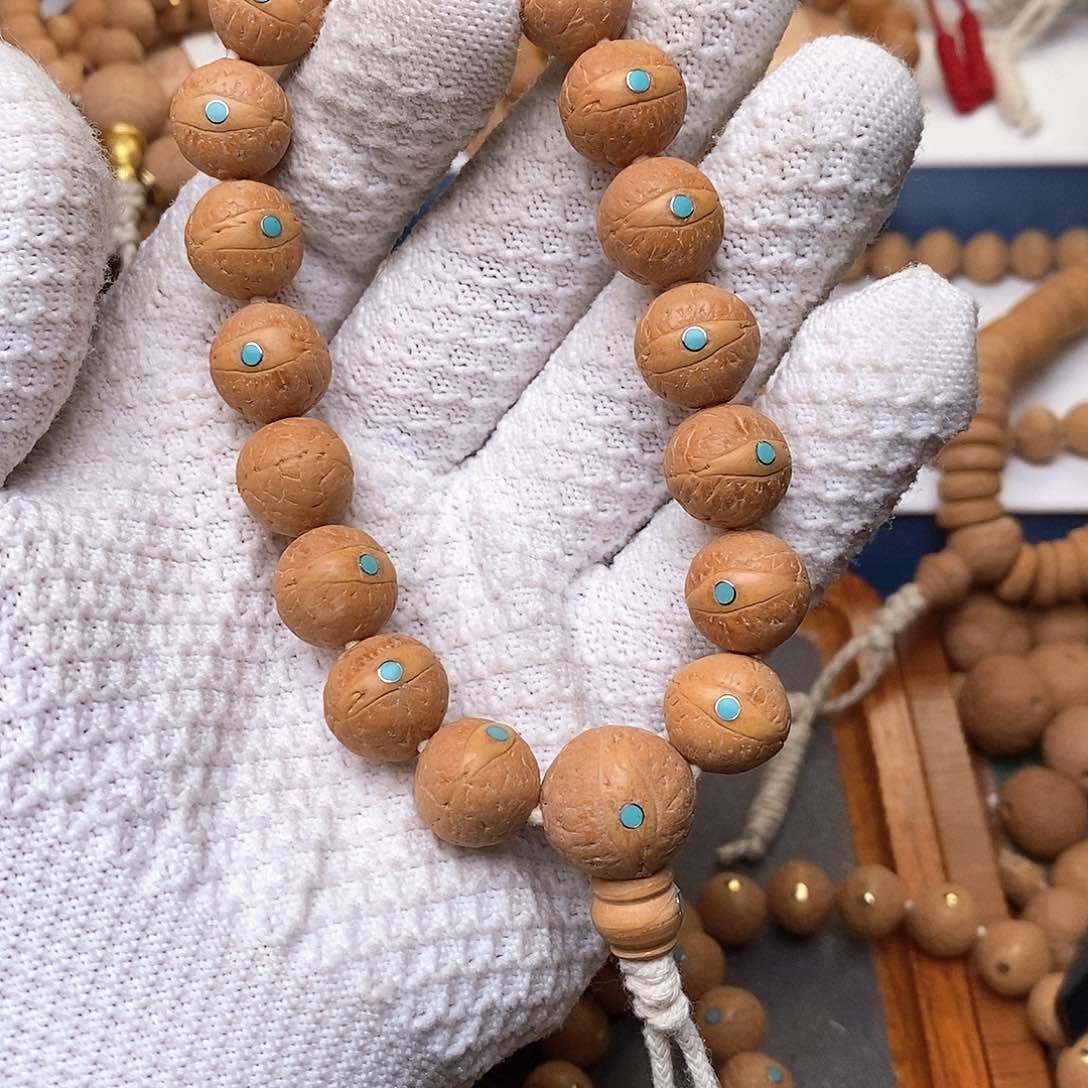 凤眼菩提手串镶嵌凤眼15