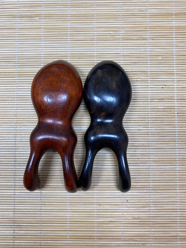 檀木紫檀紫光檀小蚂蚁按摩梳正宗梳头眼部金丝檀疏通五齿舒筋活络