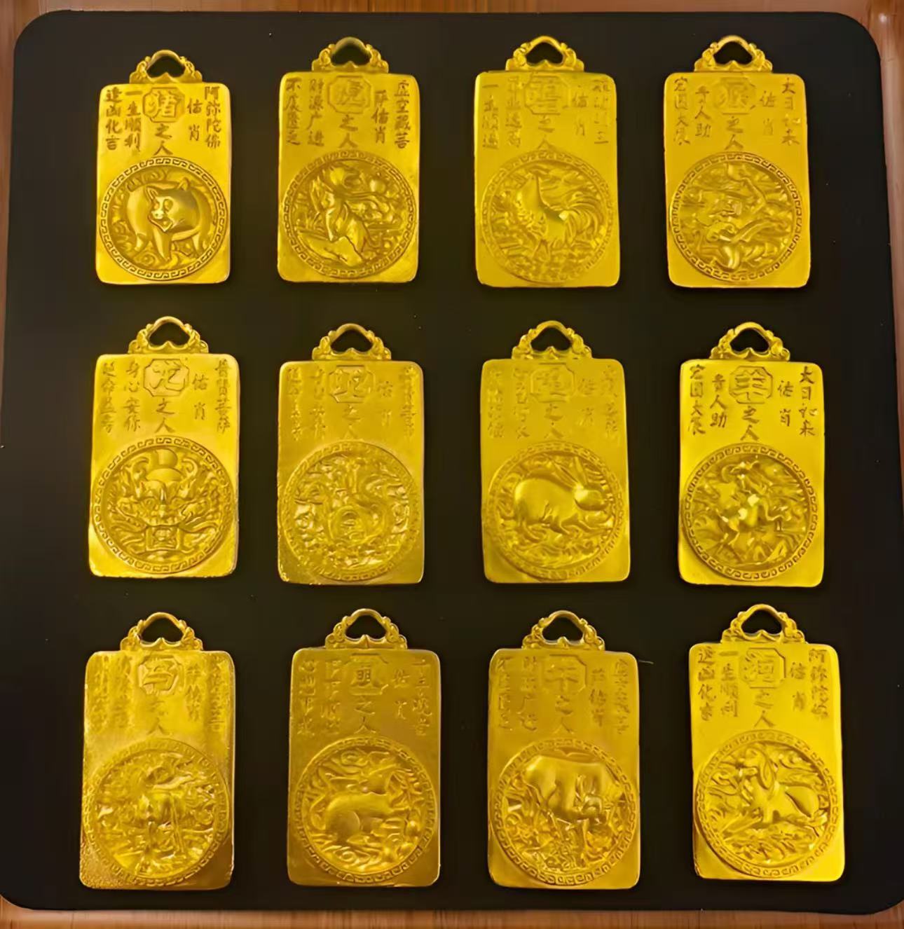 合金吊坠 合金吊坠 十二生肖守护神吊坠观音佛菩萨吊坠精美是新