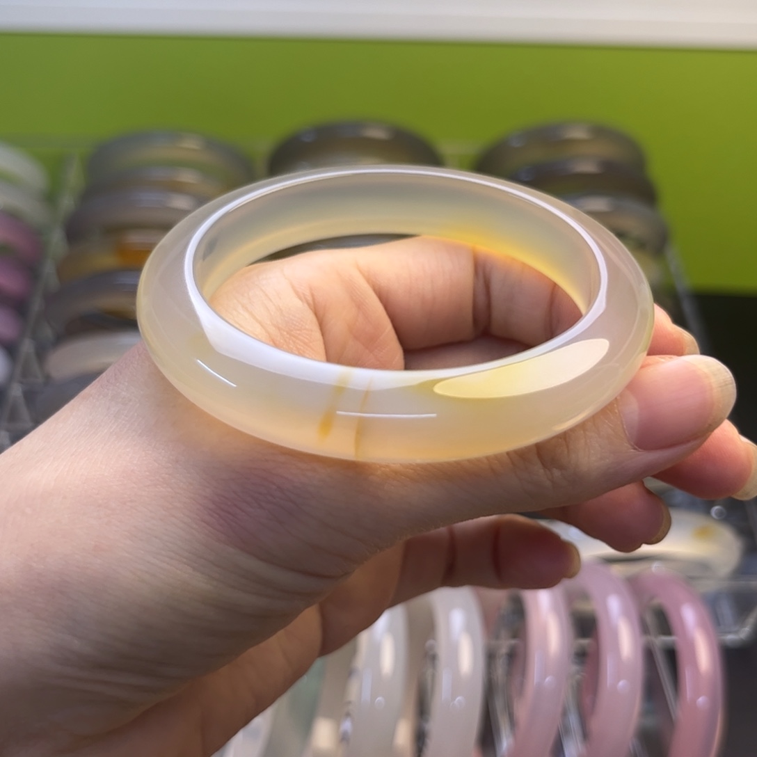 玛瑙/玉髓未镶嵌手镯55-56 002