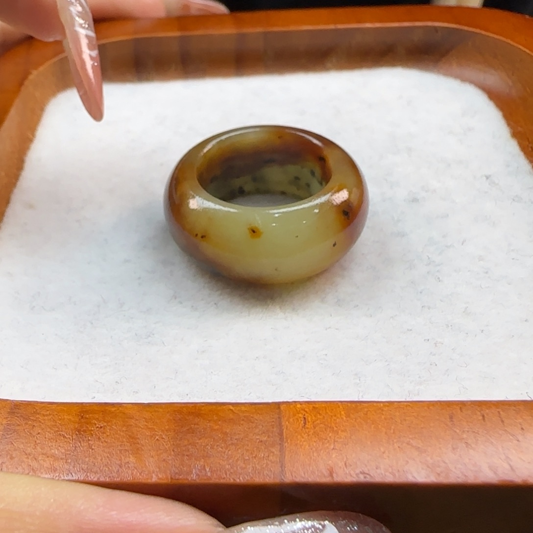 蛇纹石玉合金内径16.9晨***光