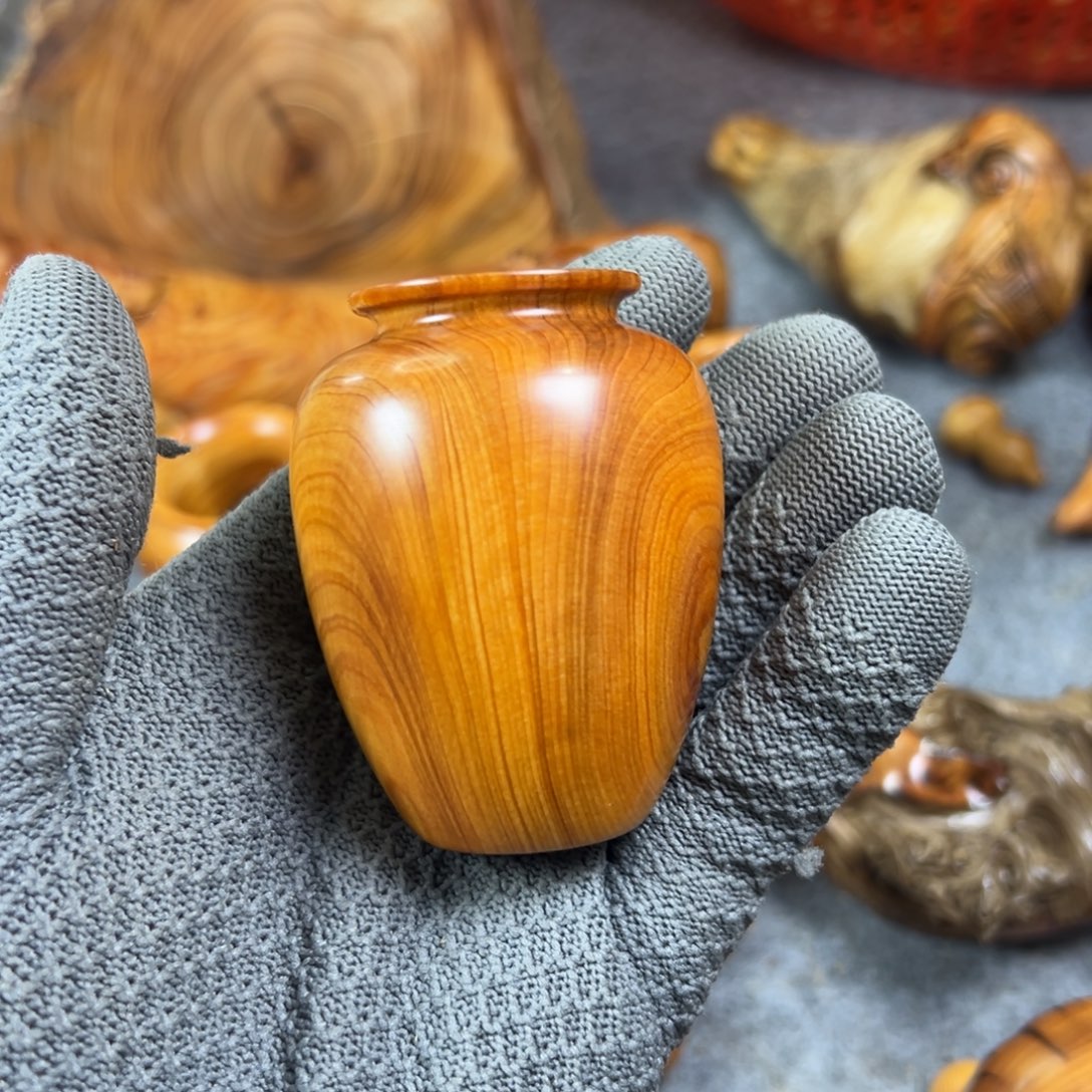 时***1柏木（崖柏）太行陈化罐子