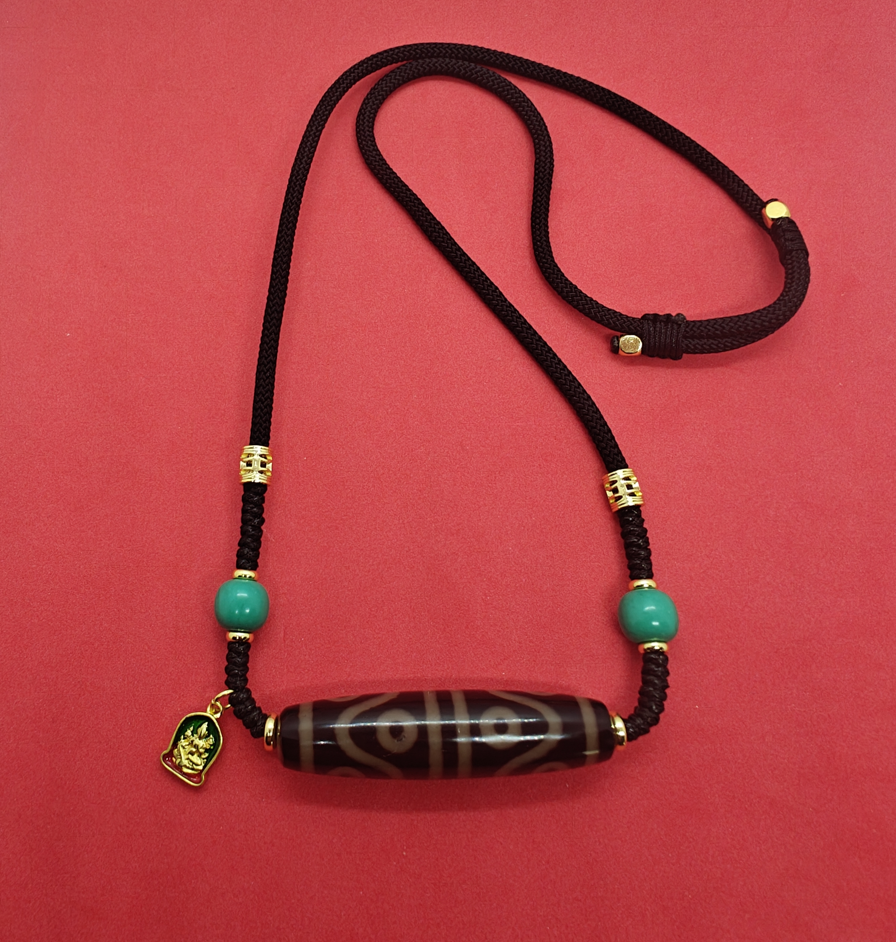 珠珠锁骨链民族风手工编织颈链饰品