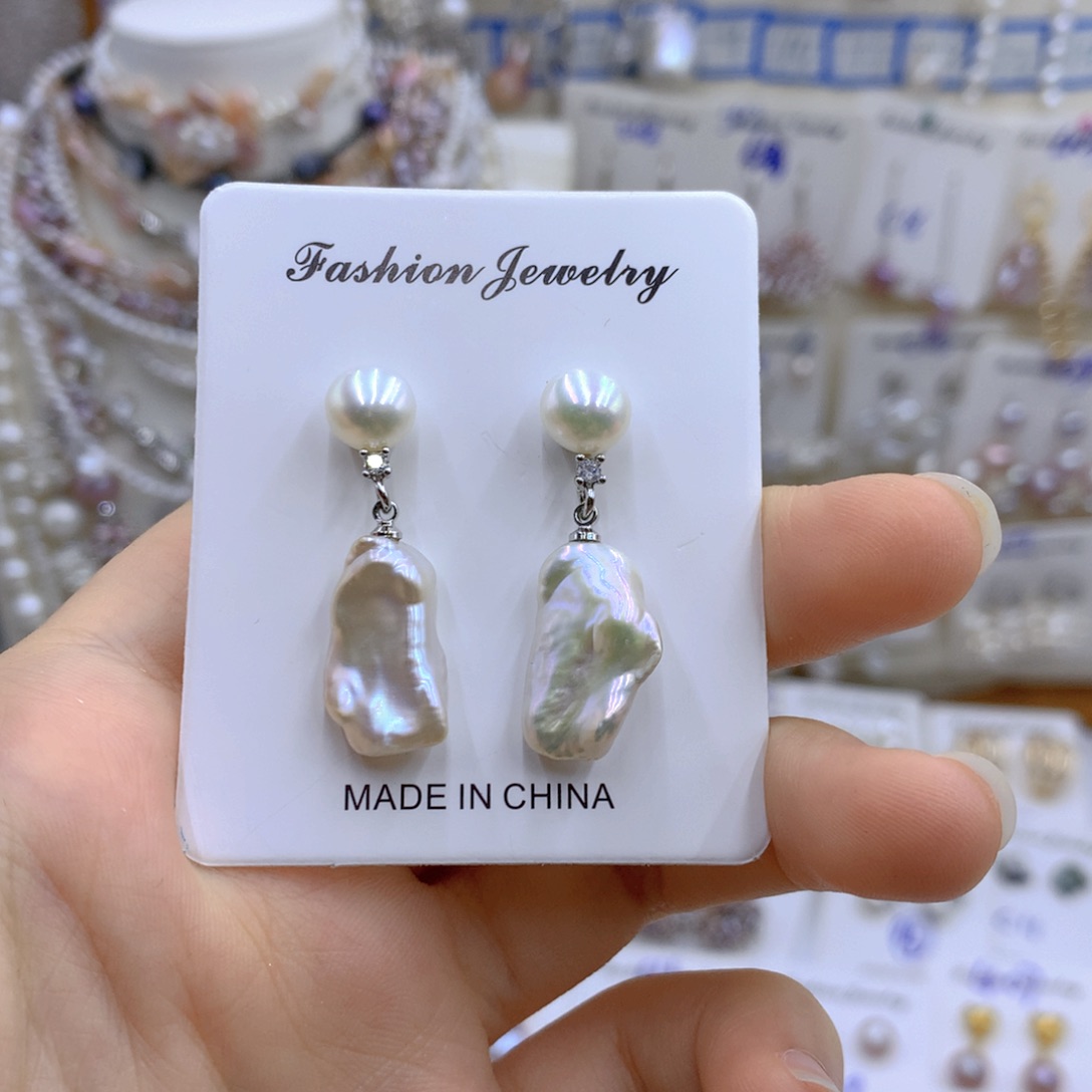 淡水珍珠颈饰银S925镶嵌