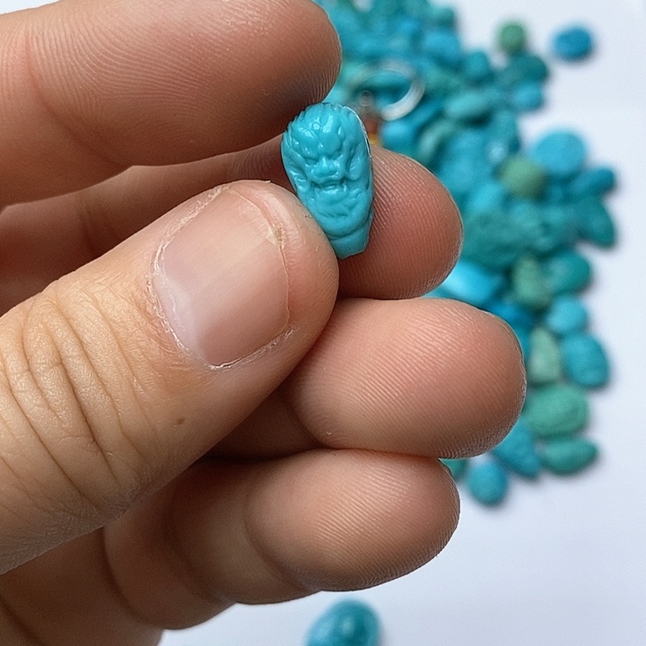 绿松石珠宝奇石未镶嵌