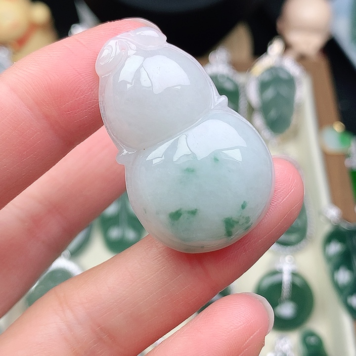 颈饰银S925镶嵌翡翠吊坠