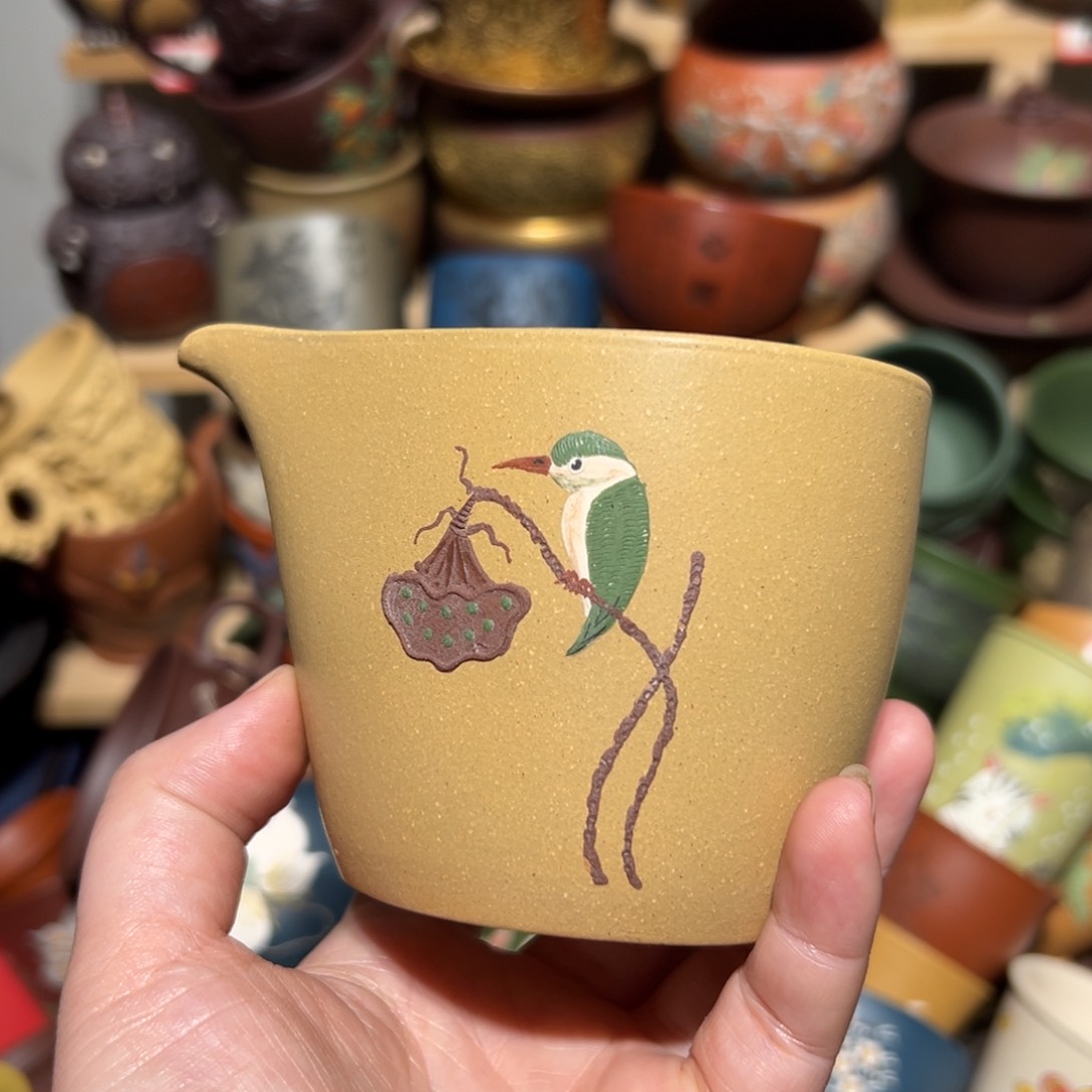 紫砂茶杯宜兴紫砂主人杯